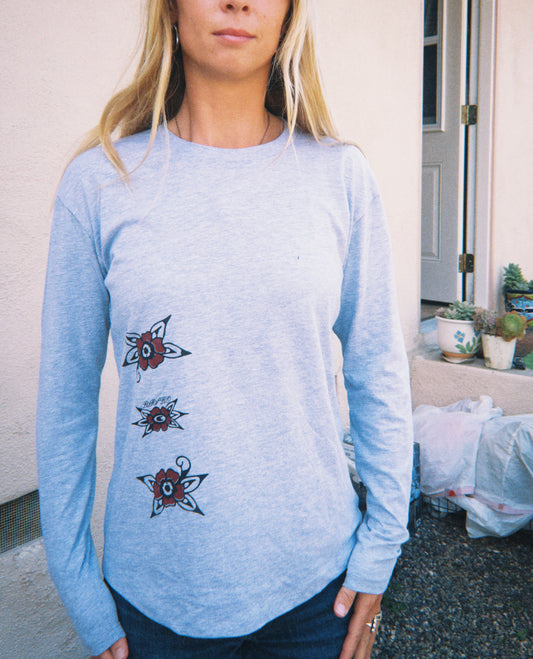 Flora Grey Women's Longsleeve