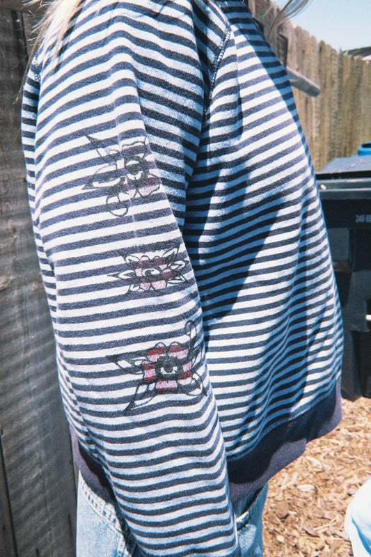 Flora Striped Sweatshirt