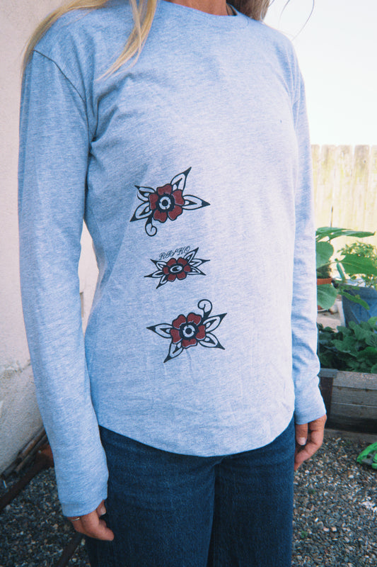 Flora Grey Women's Longsleeve