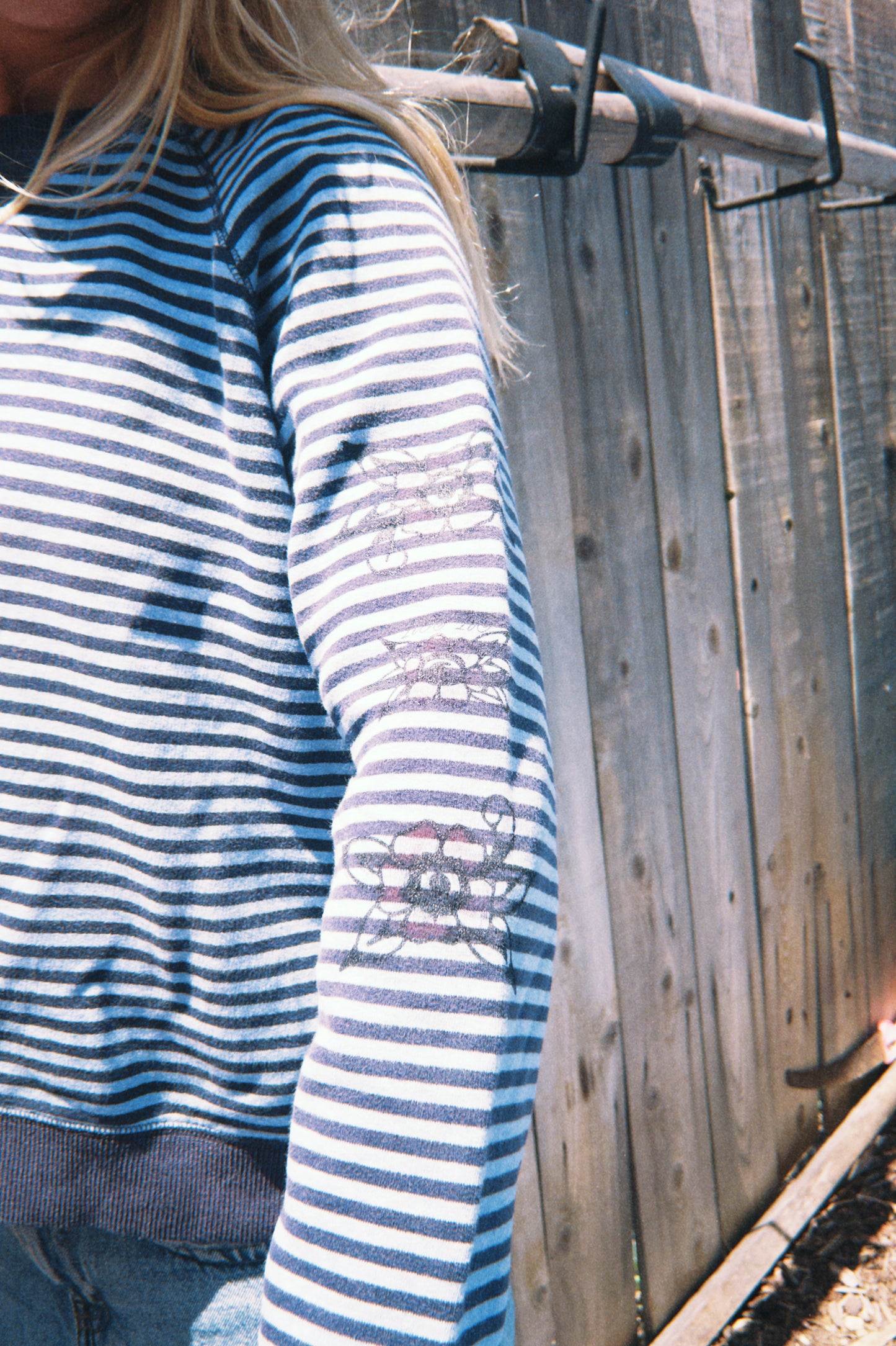 Flora Striped Sweatshirt