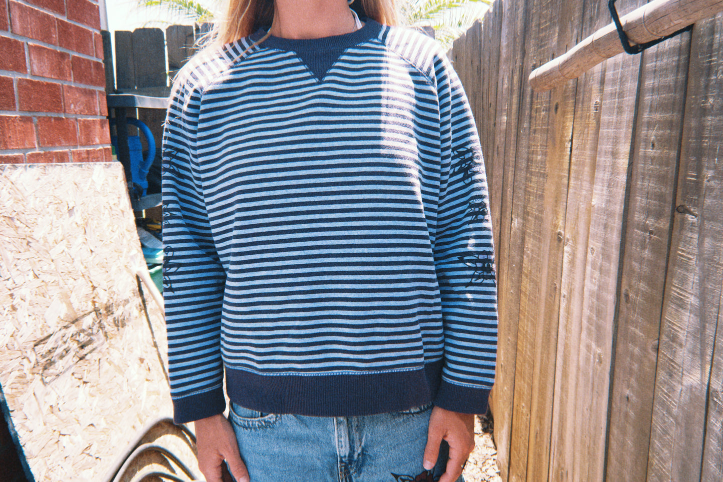 Flora Striped Sweatshirt